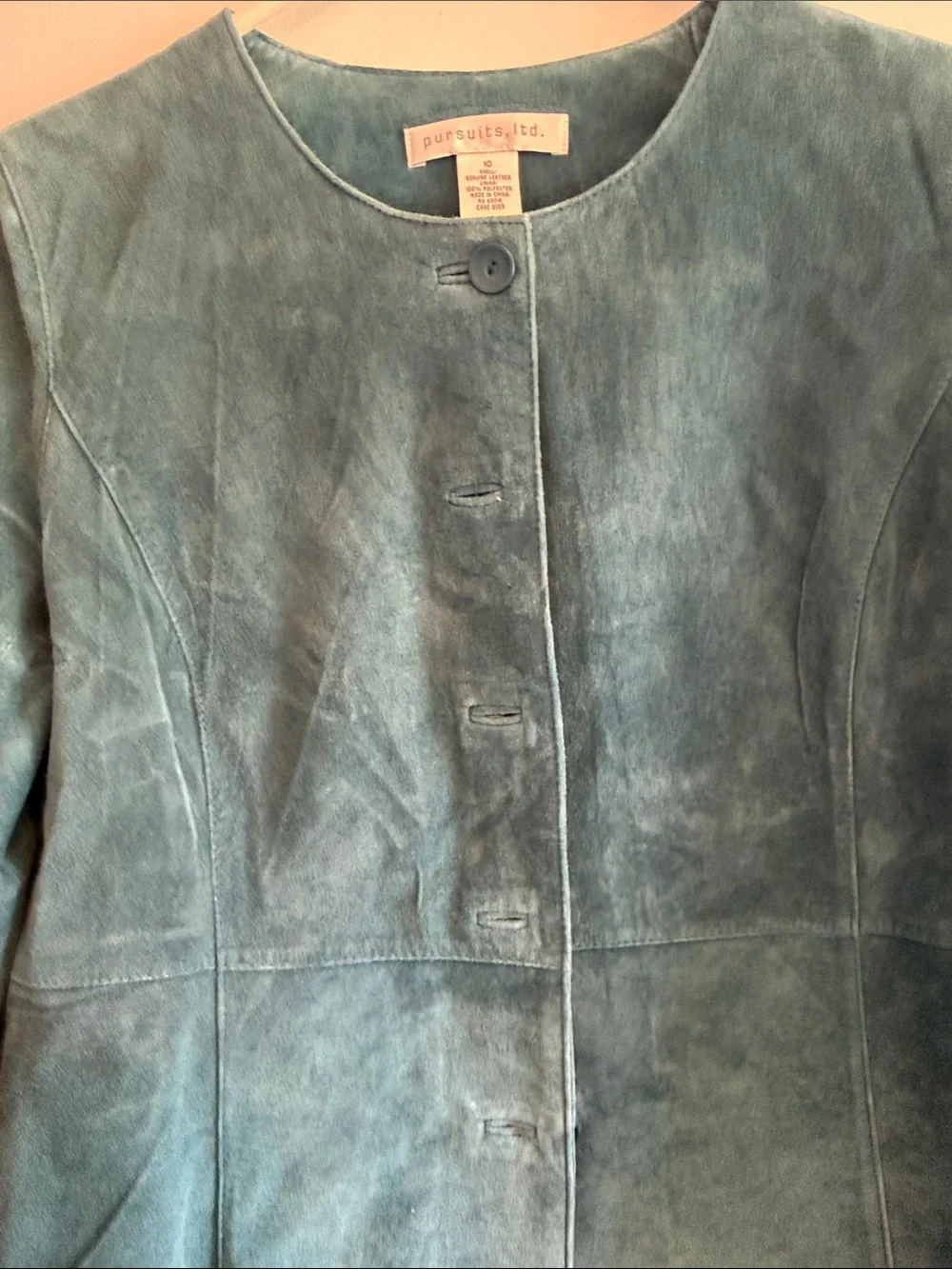 Pursuits, ltd. Teal Button-Front Women's Jacket